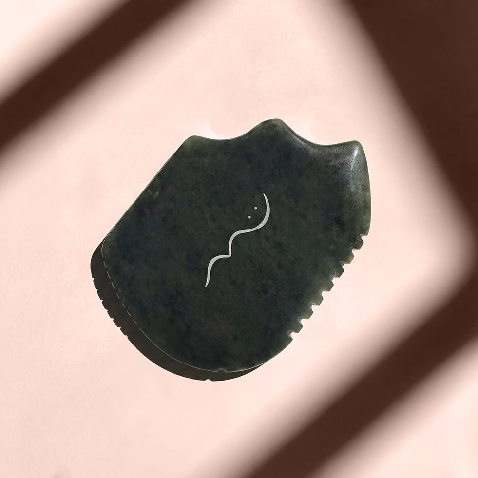 Gua sha en pierre de Néphrite