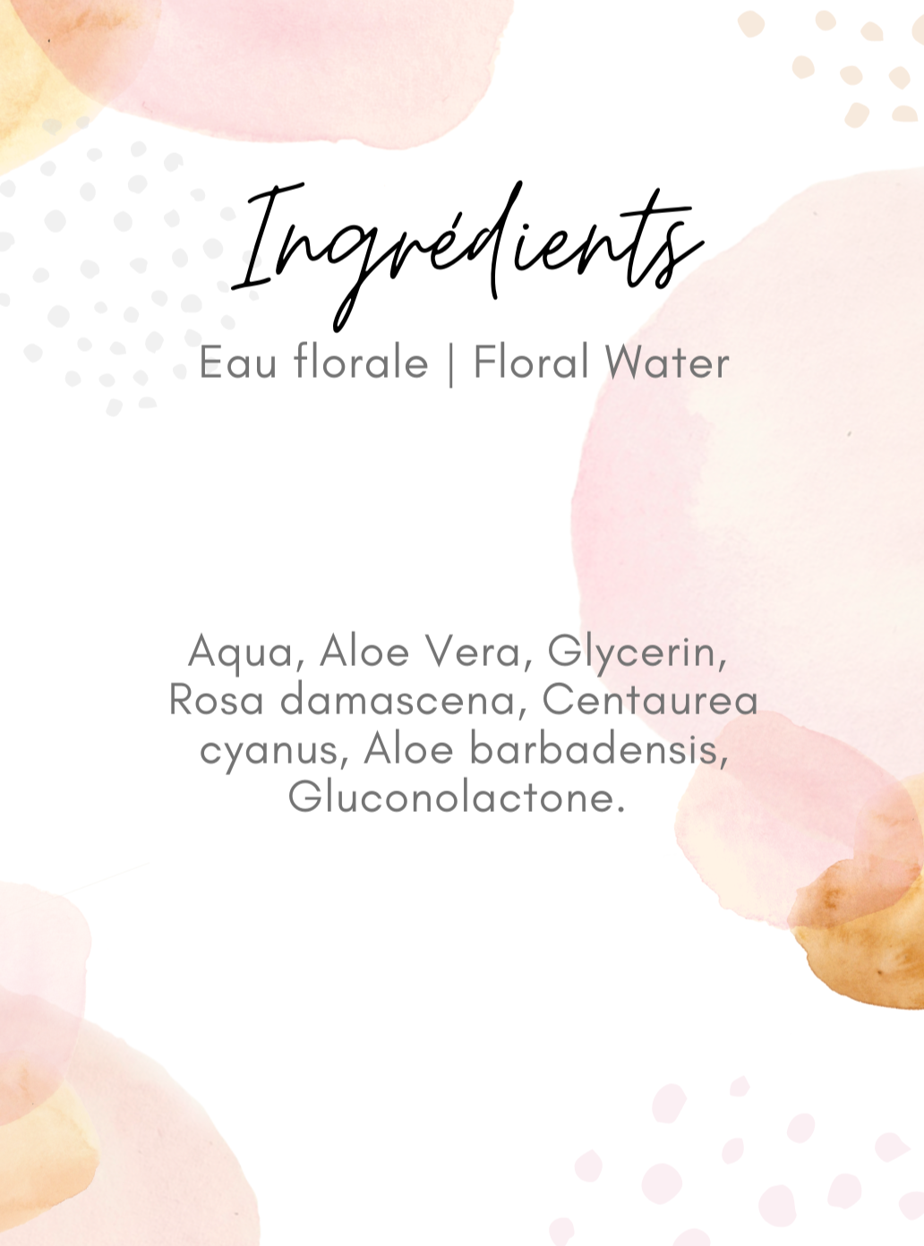 Floral Water